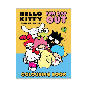 Hello Kitty & Friends Fun Day Out Colouring Book To Color Cute Characters For Kids