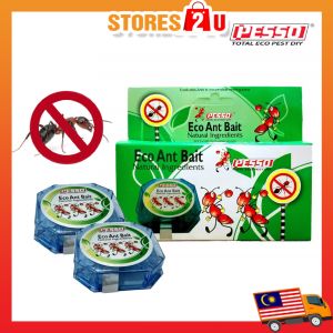 Pesso Eco Ant Bait (2pcs/Box) Eco Friendly Ant Killer & Repellent Safe Non-Toxic Ant Trap for Home Kitchen Cabinet Storage
