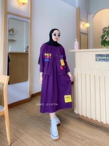 New Set Midi DM3 Terbaru One Set Rok Viral masa kini Pakaian wanita fashion muslim kekinian