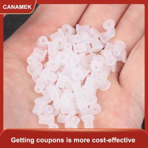 【CANAMEK】 50 cái Ciss rỗng cắm mực trong suốt cao su cắm rỗng kết nối cho hộp mực