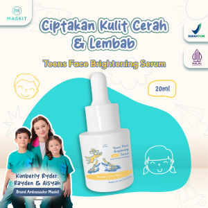 Teens Face Brightening Serum - Serum Mencerahkan Wajah untuk Remaja 20ml Maskit