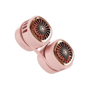 Portable Neck Fan USB Rechargeable Bladeless 360°Adjustable Leafless Hanging Neck Hands Free Personal 4 Speeds