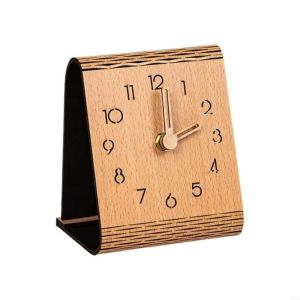 MUNCHX Không có tiếng tích tắc Đồng hồ để bàn Chuyển động êm ái Chạy bằng pin Đồng hồ trang trí Hiện đại Màn hình hiển thị dạng . Đồng hồ . Trang trí văn phòng tại nhà