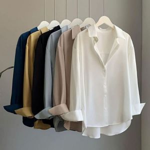 KEMEJA POLOS JUMBO KERJA WANITA BAHAN RAYON / KEMEJA WANITA TERLARIS / KEMEJA RAYON WANITA JUMBO