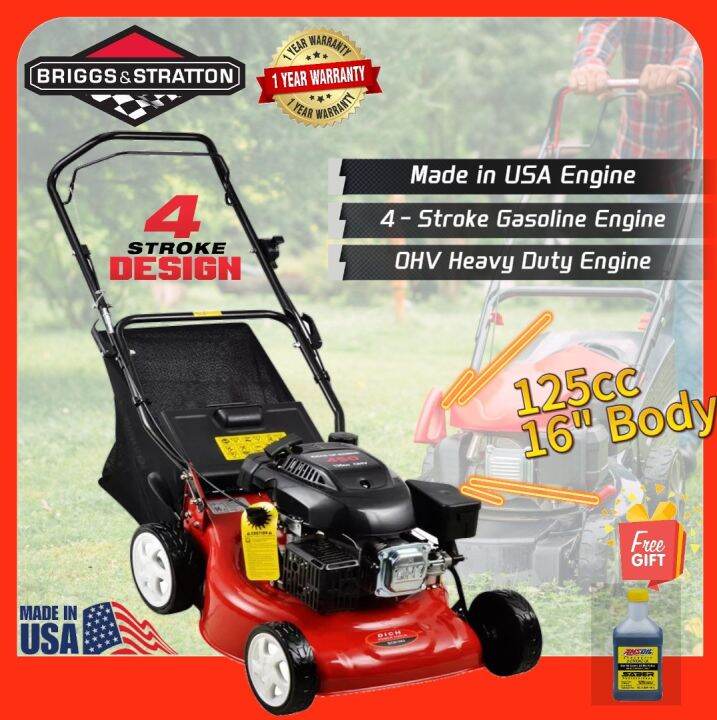 Briggs and stratton lawn mower online 125cc