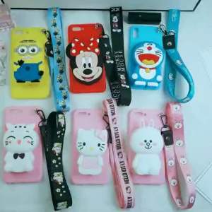 CASE DOMPET OPPO RENO 4 // CASE DISNEY DOMPET + TALI GANTUNGAN LEHER