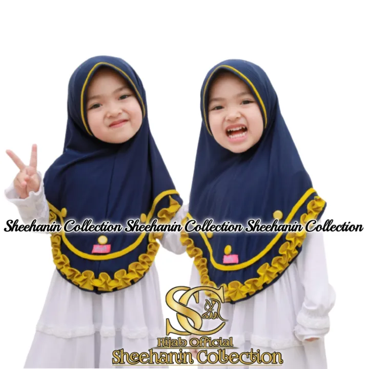 Kerudung Instan Anak Terbaru Kekinian Viral Lolita KIDS Umur 3-6 Thn Hijab Instan Anak Bahan Jersey | Lazada Indonesia 