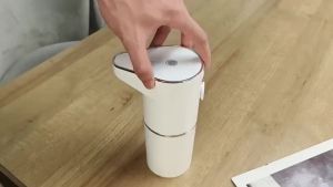 [SG]Wall Mounted Soap Dispenser with Visible Window 3 Modes Type-C Charging Smart Infrared Sensor Liquid Soap