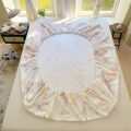 Dansunreve 100% Cotton Bedsheet 1200TC Breathable Floral Fittedsheet Single Queen King Super King. 