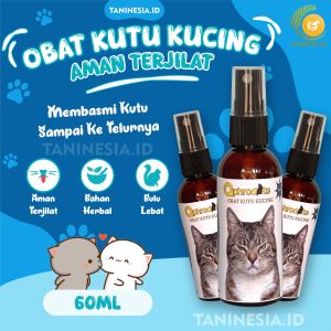 Obat kutu kucing paling ampuh aman dijilat mengatasi telur kutu pada kitten obat kutu spray semprot 60ml