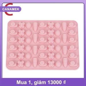 【CANAMEK】 Trộn Trái Cây Động Vật Silicone Sô Cô La Khuôn Thỏ Cá Fudge Kẹo Thạch Khuôn Hình Học Trái Tim Bánh Trang Trí Nội Thất Baking Ice Khay Quà Tặng