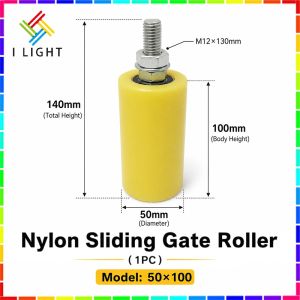 (Fast Delivery)Sliding Gate Hardware Nylon Roller Wheel 1Pcs Sliding Gate Top Guide Nylon Rollers