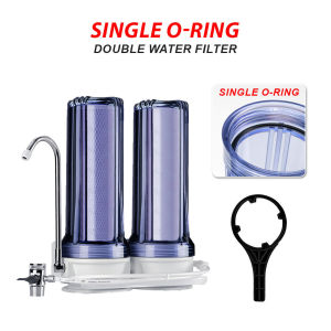 ITECH 2-in-1 Double O-Ring Water Filter | PP Sediment + CTO Carbon | Double Filtration System | Home Water Filter