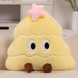 VERIDIAI Cute Christmas Tree Plush Pillow Cartoon Soft Christmas Throw Pillow Garland House Decorative Plush Pillow Christmas