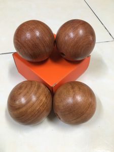 Combo 4 Bi Lăn Tay Gỗ Hương Cao Cấp Hạt 5cm ( Mian.vn )