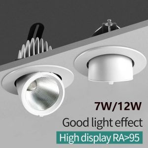 MICANGP Adjustable angle Elephant Trunk Lamp Dimmable Spot Lighting Recessed Led Downlight Durable Energy Saving Ceiling Lamp Indoor