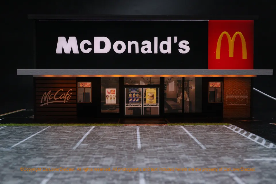 G-Fans 1:64 McDonalds Fast Food Diorama set (710013) For