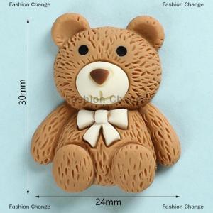 [COD] Fashion Change 10Pcs Cartoon Resin Mini Bear Charms For DIY Jewelry Making Accessories