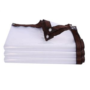 【COD】Waterproof canvas Thickened rainproof cloth Plastic PE Film Transparent Rainproof Shade Cloth Cover Tent rain tarp 防水防雨布