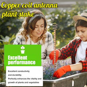 Copper Coil Plant Stakes Plant Support Stakes Durable Rustproof Eco Friendly Reusable Garden Vegetable Trellis Gardening Tools Plant Accessories