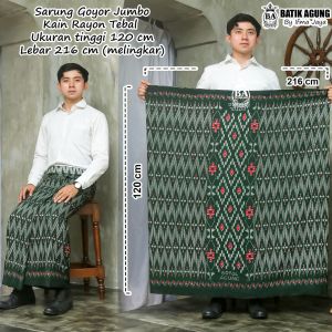 Sarung Batik Goyor Pria Dewasa Motif Botol Agung 7 Rayon Premium Terbaru