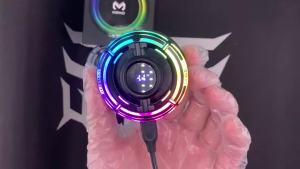 CX15 Large-Screen Display 5V3A Semiconductor Phone Cooler Radiator High-Power Magnetic Cooling with RGB Light AI Temp Control