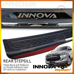Toyota Innova 2016 to 2026 OEM Rear Stepsill Black w/ Reflector Bumper Guard Step Sill Thailand Quality