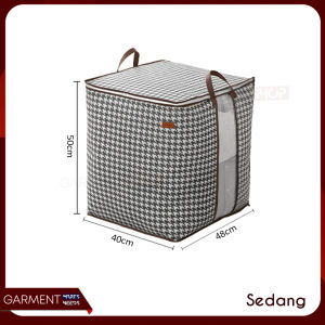 Storage Box Lipat Jumbo Kuping Tempat Penyimpanan Baju Selimut Bed Cover Mainan Anak Resleting 2 Arah