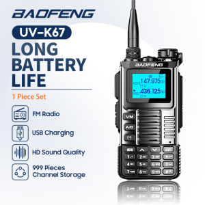 BaoFeng K67High-Quality Dual Band VHF/UHF Two-Way Radio Handheld with AM/FM Air Reception and One-Click Frequency Alignment
