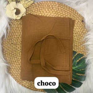 Hijab Bergo Crinkle Airflow Tali Size L / Jilbab Crinkle Airflow L Premium/ Kerudung Bergo Tali Crinkle L / Bergo Tali Belakang