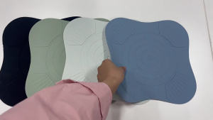 แผ่นรองซิลิโคนกันความร้อนกันลื่นสำหรับเครื่องครัวแผ่นแผ่นป้องกันเคาน์เตอร์เครื่องทอดอากาศเครื่องทำกาแฟหม้อเตาอบ