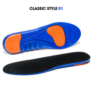 Sports Elastic memory Silicone Gel Insoles Shoe Inserts Breathable shoes pad 1pair