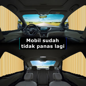 Sunshade Tirai Mobil Magnet Premium 4Sisi Jendela Sinar Matahari Tirai Jendela Mobil sunshield/Gorden Mobil/tirai mobil kaca samping