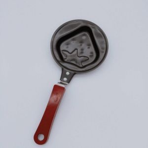 Chảo Chiên Trứng mini làm bánh xinh xắn tạo hình trái tim ngôi sao hoa hình tròn dễ thương làm trứng ốp la bánh chiên có tay cầm