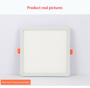 LED embedded indoor free opening panel light 12W 18W 20W ultra-thin flat ceiling downlight