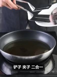 304 stainless steel frying shovel clip frying fish shovel steak shovel household kitchen spatula frying steak clip pancake artifact