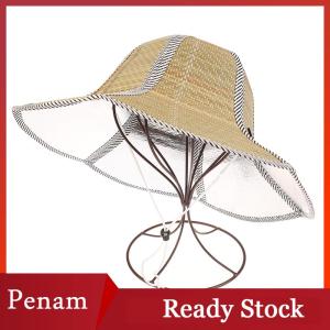 [PAM] Chinese Bamboo Rattan Hats Retro Handmade Weave Straw Hat Tourism Rain Dance Props Cone Fishing Sunshade Fisherman Hat