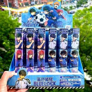 1Pieces Anime Blue Lock Gel Pen Signature Pen 0.5MM Black Ballpoint Pen Stationery Supplies Isagi Yoichi Bachira Meguru Chigiri Seishirou Nagi childrens day gifts