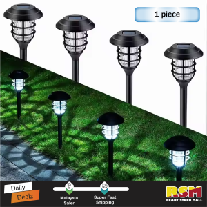 Solar Outdoor Waterproof Path Solar Led Garden Light Decorative Landscape Solar Lights for Garden/ Lampu Solar Halaman Lampu Taman Lampu Raya