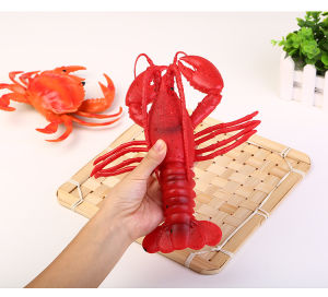 Mainan Anak Binatang Laut Lobster Kepiting Crayfish Jumbo Miniatur Animal Figure Bersuara