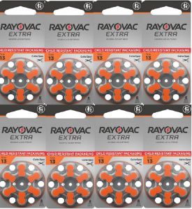 แบตเตอรี่เครื่องช่วยฟัง RAYOVAC - (48 แพ็ค) L13ZA-48ZM 1.45V 13