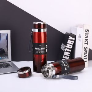Bình Giữ Nhiệt 1000ml Inox 316 Cao Cấp - Giữ Nhiệt Tối Đa Lên Đến 8 Tiếng - Thiết Kế Tinh Xảo Vỏ Bọc 2 Lớp Cách Nhiệt. Có Quai Xách Chắc Chắn
