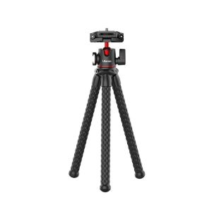 ULANZI MT-33 Flexible Octopus Tripod Gorillapod Vlog Cold Shoe Mount Ball Head Phone Clip Holder for Smartphone / DSLR / GoPro Insta360 DJI ACTION Camera
