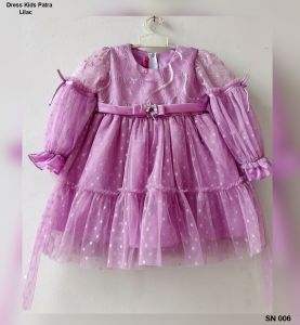 NCR- Gaun Pesta anak perempuan umur Tahun bahan brukat / Gaun midi dress anak asimetris kekinian / Fashion dress ulang tahun anak model terbaru 2023 viral / dress brukat Patra Kids real pict