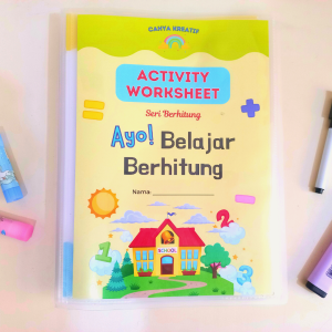 PROMO ACTIVITY WORKSHEET seri berhitung | Buku Belajar Berhitung Penjumlahan Pengurangan