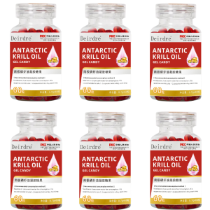Genuine Antarctic Krill Oil Gel Candy Deep Sea Fish Oil Soft Capsule High Content Krill Oil Official Authorized 60 Capsules 60粒高含量南极磷虾油
