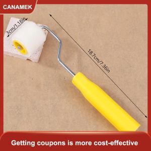 【CANAMEK】 Mini sơn Con lăn cửa ra vào và trần nhà len bàn chải Thêm nhỏ sơn cảm ứng lên TRIM cạnh bàn chải con lăn tường sửa chữa sơn bàn chải