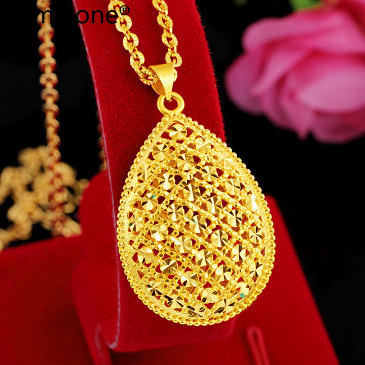 Gold hot sale drop pendant