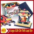 Bộ xếp hình lego 520 chi tiết- Đồ chơi lắp ghép phát triển trẻ toàn diện. 