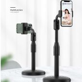 Giá Đỡ Điện Thoại Để Bàn Giá Đỡ Chụp Hình Livestream Kẹp Chống Lưng Xoay 360 Chân đế tròn để bàn giá đỡ tiện lợi đa năng học tật làm việc